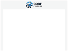 Tablet Screenshot of corpfinders.com
